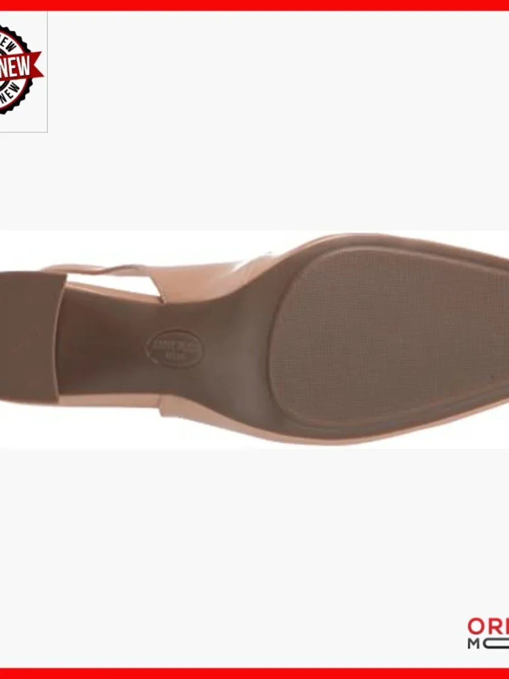 Slingback Heels with Cushioned Footbed, Flexible Sole, Pointed Toe